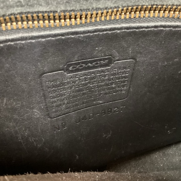 Vintage COACH Willis 9927 Leather Messenger Crossbody Bag J4D-9927 - Picture 9 of 13